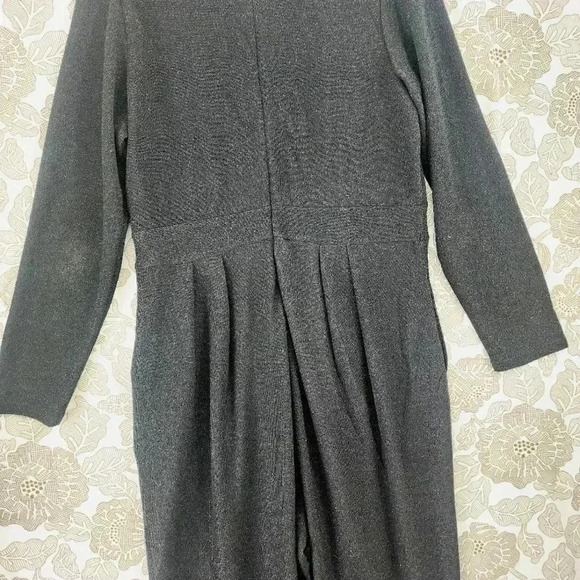 City Chic Women's Jumpsuit Long sleeve Shimmer Tapered Leg Size M/ 18 - Picture 6 of 10